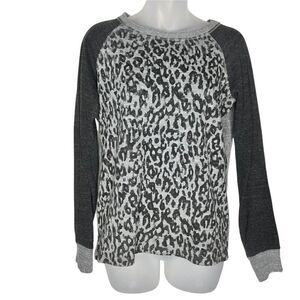 C&C California Gray and Black Sweatshirt Small EUC